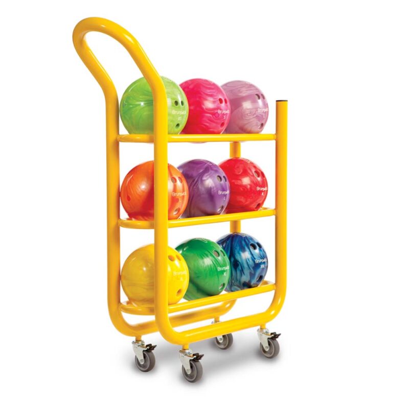 PKG-BALL CART 3-TIER YELLOW