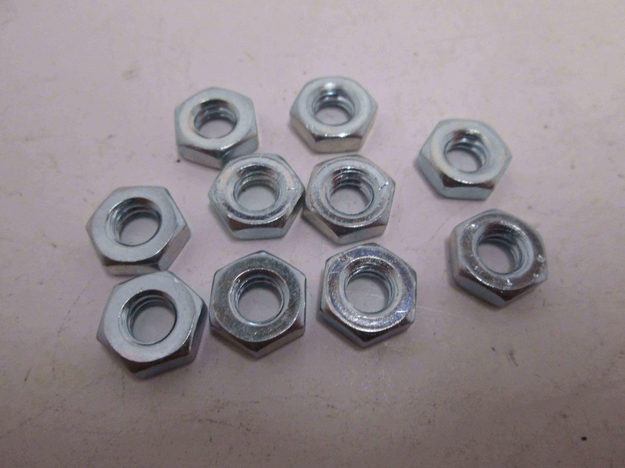 HEX JAM NUT (1/4-20) PK OF 10