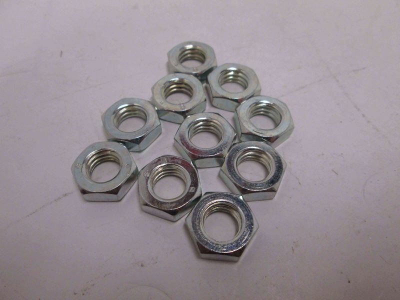 NUT - 7/16-14 HEX JAM NUT L.H. THR PK OF 10